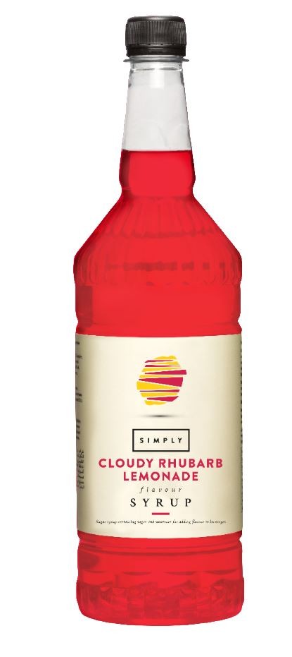Simply Cloudy Rhubarb Lemonade Syrup - 1 Litre